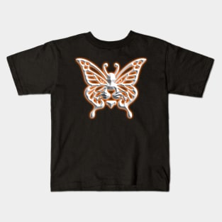 Wolf and butterfly 3d super soft blend drawing cute cool colorful Kids T-Shirt